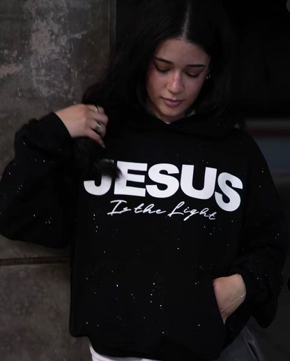 Pullover Round Neck Hooded Sweatshirt